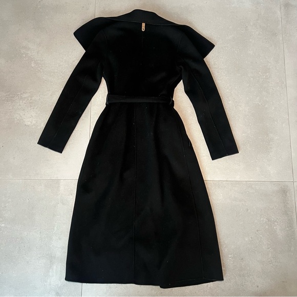 MACKAGE WOOL TRENCH JACKET WITH TIE - Picture 9 of 12